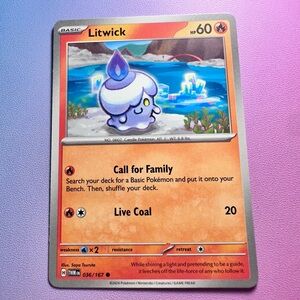 litwick - 036/167 (common) — pokemon: twilight masquerade